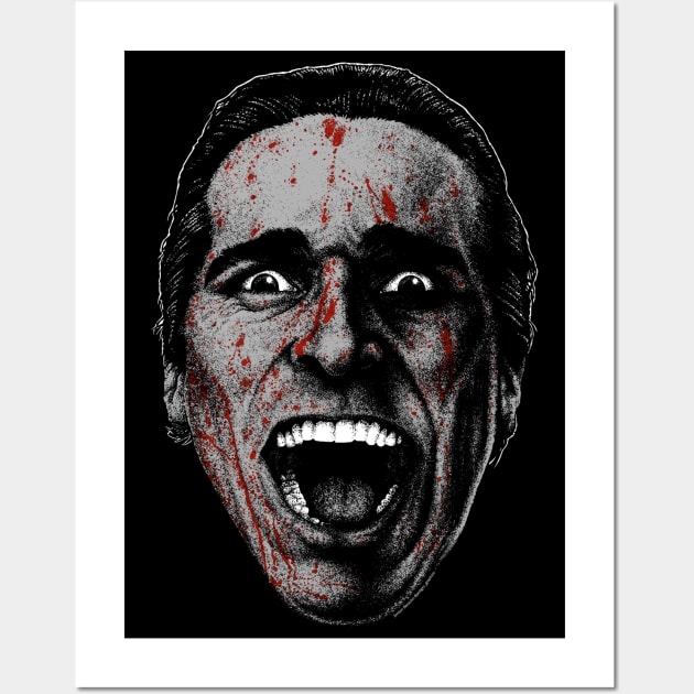 American Psycho, Patrick Bateman, Cult Classic Wall Art by PeligroGraphics